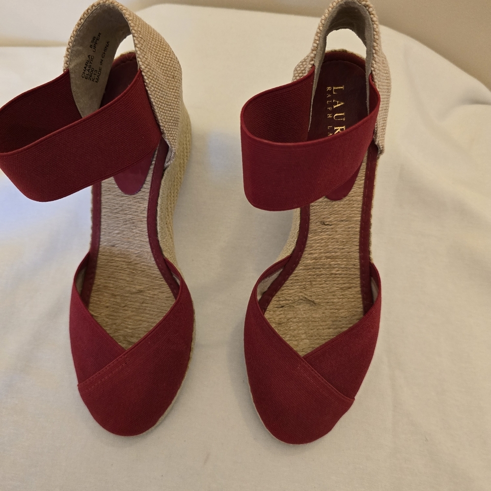 Shoes Ralph Lauren Red Espadrille Shoes